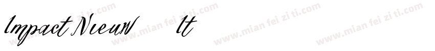 Impact Nieuw 2016 It字体转换